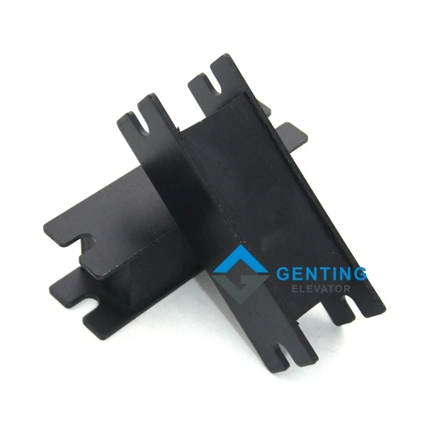 Elevator traction machine rubber buffer pad